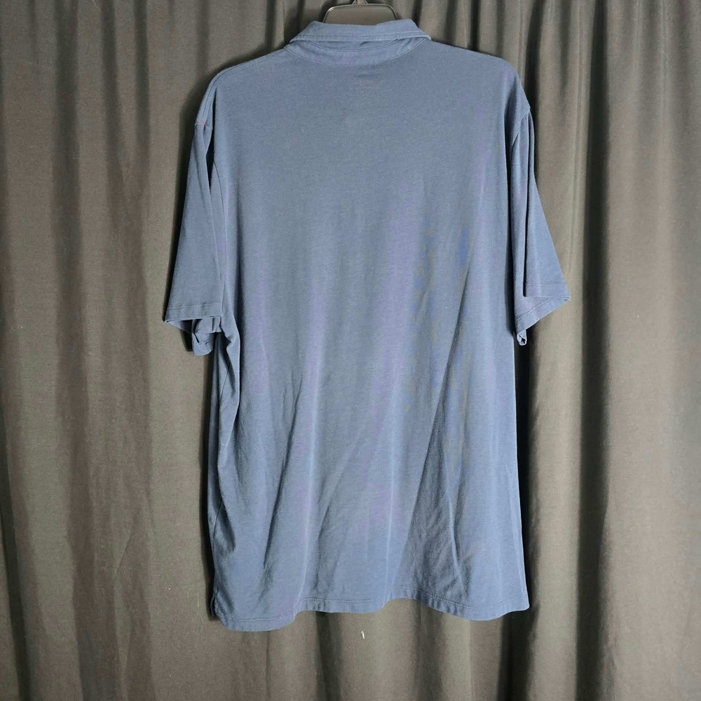 Vineyard Vines Edgartown Polo Mens XL Navy Blue Pima Cotton Blend Short Sleeve - Picture 2 of 5